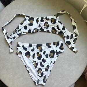 Leopard Print Bikini Set